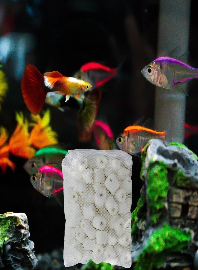Xyembu 10 Pcs 4 x 6 inch Mesh Filter Bags, Reusable Bags with Zipper, Aquarium Filter Media Bag, Reusable Mesh Bags for Fish Tank Aquarium Filters - Image 3